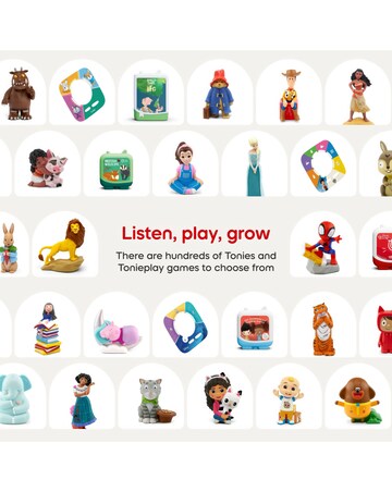 Toniebox 2 Cloud Pink Starter Set and 2 Disney Audio Characters Bundle