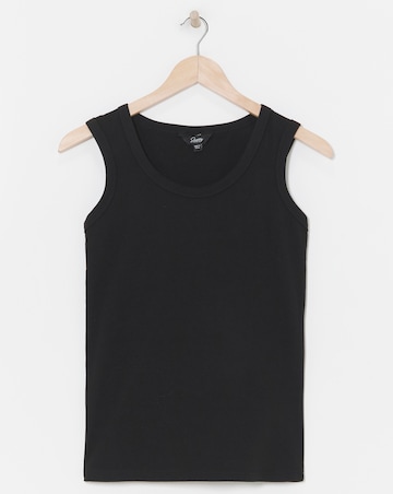 Pretty Secrets Thermal Brushed Fleece Vest - Black