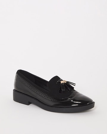 Amy Tassle Trim Loafers - Extra Wide Fit (EEE)