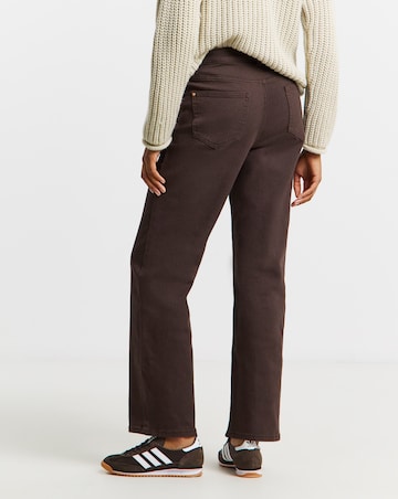 Chocolate Straight Leg Jeans