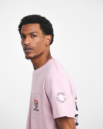 Joe Browns Tiger Back Print T-Shirt Long Length