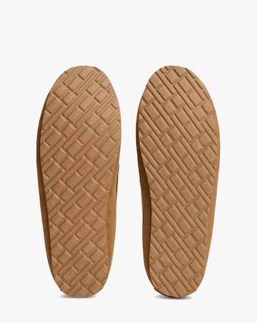 Tommy Hilfiger Suede Driver Slipper - Tan