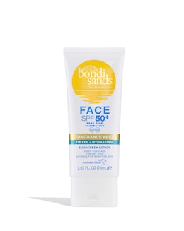 Bondi Sands SPF 50+ Fragrance Free Tinted Hydrating Face Lotion