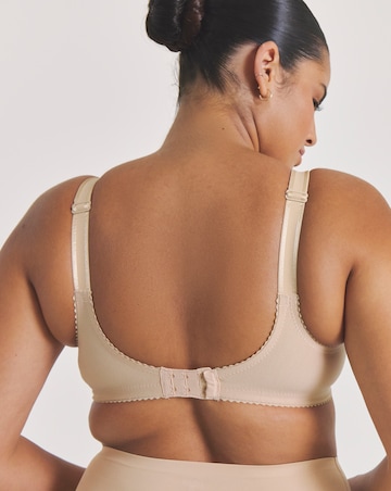 Miss Mary of Sweden Cotton Dots Non Wired Bra Skintone