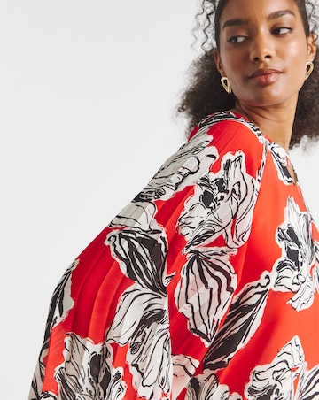 Joanna Hope Bat Wing Shift Dress