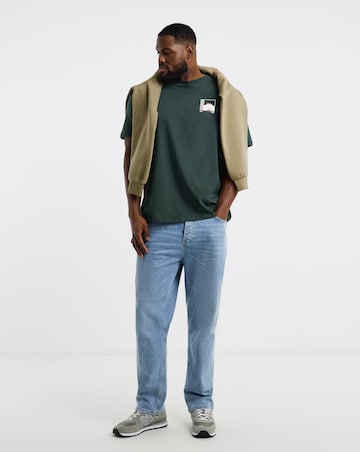 Jack & Jones Dragon Back Graphic T-Shirt - Green