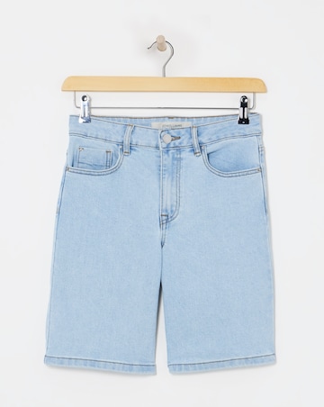Light Blue Bermuda Denim Shorts