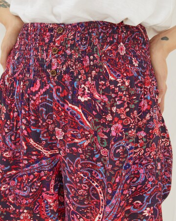 Fatface Paisley Shirred Shorts