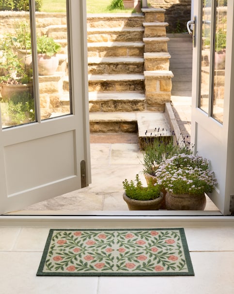 My Mat Nylon Indoor Pattern Botanical Doormat