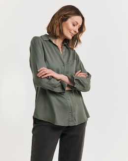 Utility Detail Long Sleeve Shirt