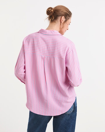 Stripe Pocket Detail Shirt