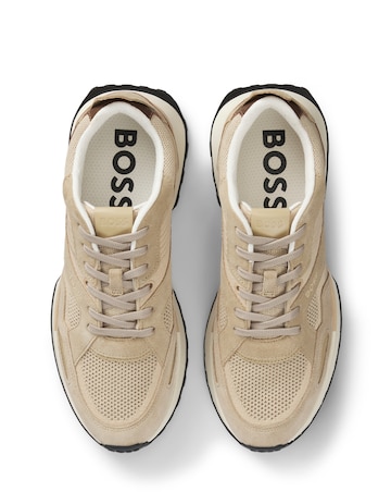 BOSS Jonah Suede Runner - Beige