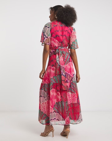 Hope & Ivy Cordelia Wrap Maxi Dress