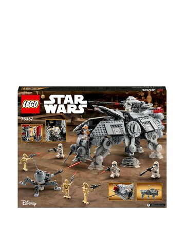 LEGO Star Wars AT-TE Walker Set with Droid Figures 75337