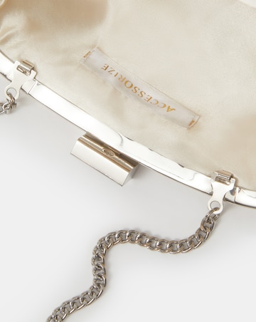 Accessorize Floral Sequin Clutch Bag
