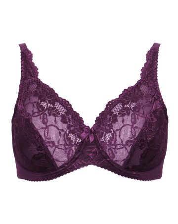 Pour Moi Rosalind Full Cup Wired Non Pad Bra Plum