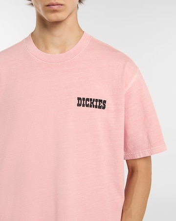 Dickies Short Sleeve Buchtell Back Graphic T-Shirt - Rose