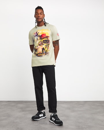 Joe Browns Beach Scene T-Shirt Long Length