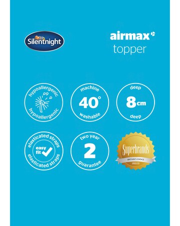 Silentnight Airmax 8cm Mattress Topper