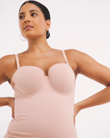 Figleaves Smoothing Padded Multiway Shaping Slip Latte