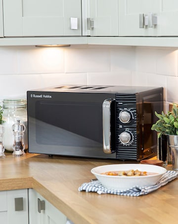 Russell Hobbs RHM1731B 17Litre Inspire Compact Manual Microwave - Black