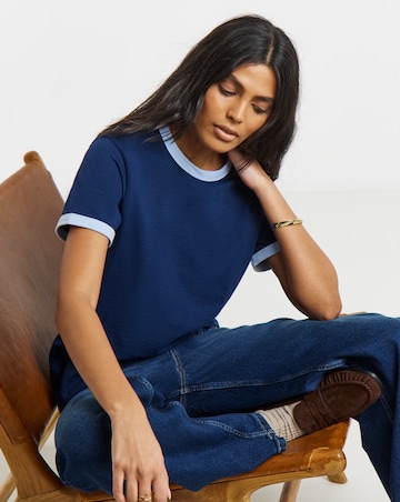 Navy & Blue Ringer T-Shirt