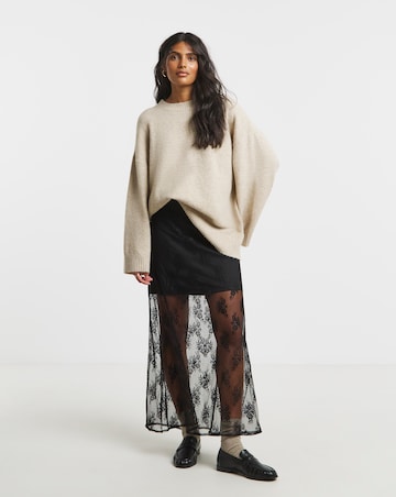 Simply Be Lace Full Maxi Skirt