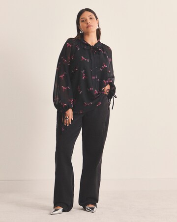 Georgette Pussy Bow Blouse