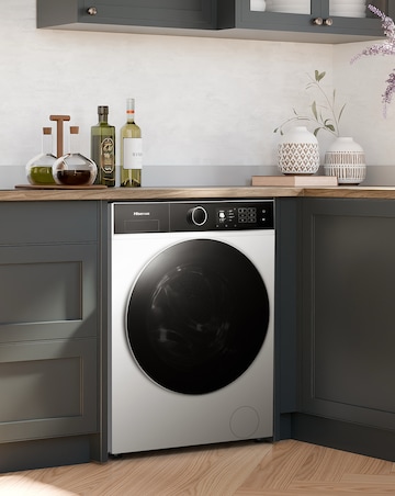 Hisense KitchenFit 5i Series WD5I1245BWR 12kg/8kg Washer Dryer - White