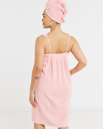 Pretty Secrets Towelling Shower Wrap And Turban