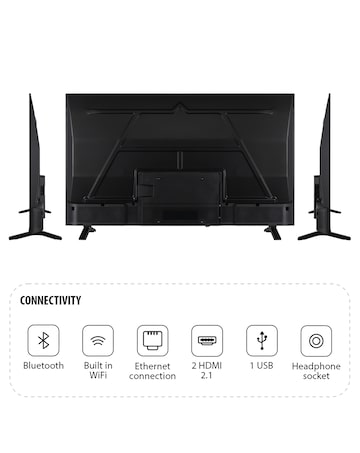 Toshiba 50UV1563DB 50in 4k Ultra HD Smart TV with Freely