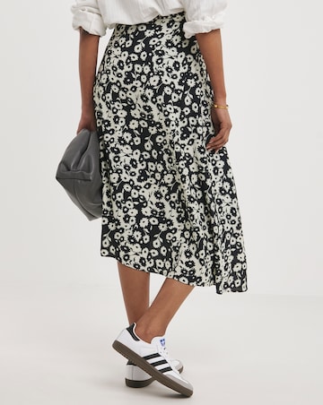 Whistles Daisy Print Edita Midi Skirt