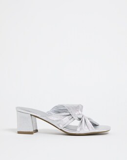 Joanna Hope Block Heel Twist Mule - Wide Fit (E)