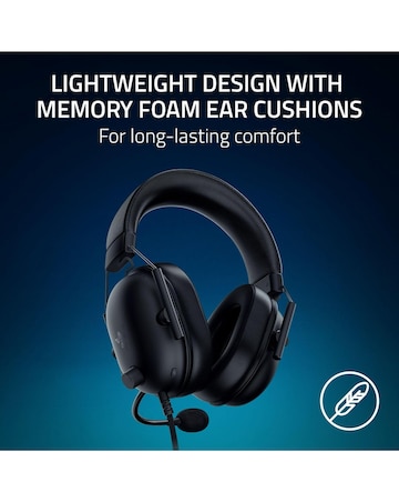 Razer BlackShark V2 X Wired Gaming Headset for PlayStation - Black