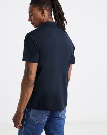 Lacoste Short Sleeve Colourblock Polo - Black