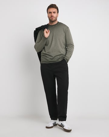 Relaxed Fit Washed Long Sleeve T-Shirt