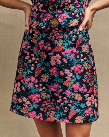 Nobody's Child Pearl Jacquard Mini Skirt