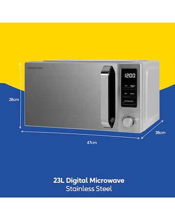 Russell Hobbs RHM2372SS 23L Digital Microwave - Stainless Steel