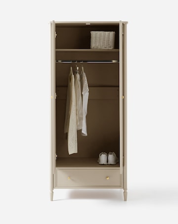 Darcy Bobbin Trim Double Wardrobe