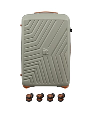 IT Luggage Convertible Medium Suitcase with Removable Wheels