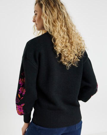 Joe Browns Stunning Florals Embroidered Jumper