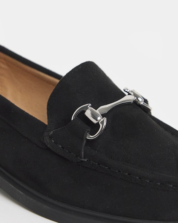 Saskia Snaffle Trim Loafers - Wide Fit (E)