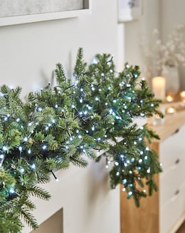 Cool White LED Battery String Lights