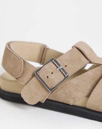 Seattle Leather Fisherman Style Mules - Extra Wide Fit (EEE)