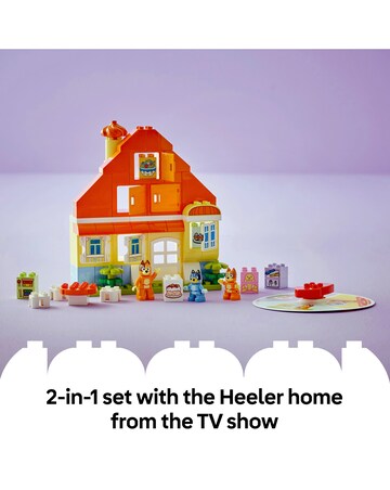 LEGO DUPLO Bluey: Bluey's Family House with Memory Game 10459