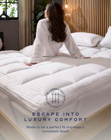 Snuggledown Luxury Deep Woven Mattress Topper 5 cm