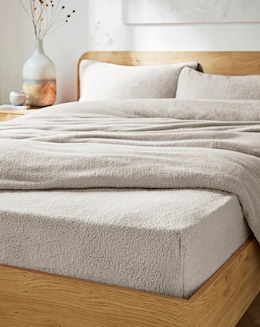 Fleece 35cm Fitted Sheet