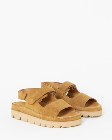 Astra Chunky Suede Sandals - Wide Fit (E)