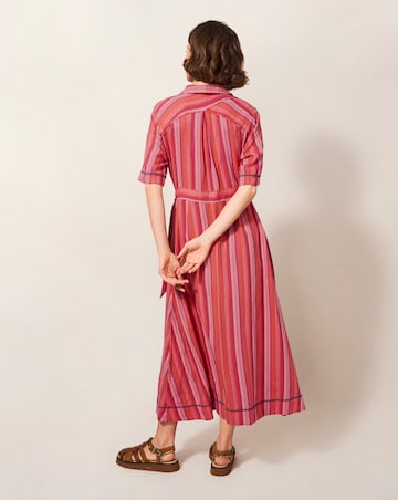 White Stuff Felicity Linen Blend Dress