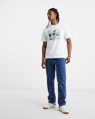 Lacoste Short Sleeve Graphic Croc T-Shirt - White